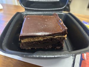 The brownie - it involves peanut butter and is so good! 🤤  at Pho Vegan Asian Cuisine in Rocklin