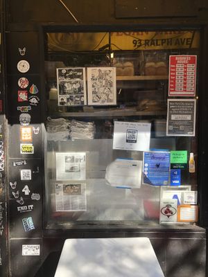 Window  at Toad Style in Brooklyn