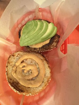 Nacho burger  at Toad Style in Brooklyn