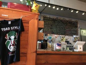 The Inside Menu Board at Toad Style in Brooklyn