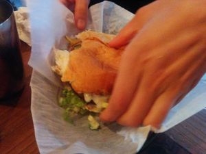 Vegan gyro at Toad Style in Brooklyn