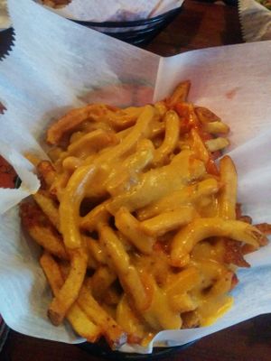 Cheesy fries at Toad Style in Brooklyn