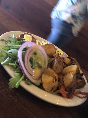 Tofu scramble, slightly too salty  at Toad Style in Brooklyn