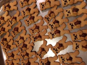 Bears cookies at Hibi-No-Kate in Yonago