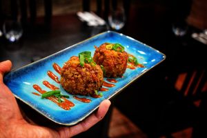 Veggo supremo balls at Veggo Sizzle in Adelaide