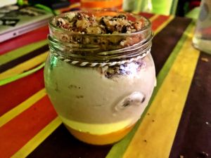 Lemon pie at La Besnéta in Barcelona