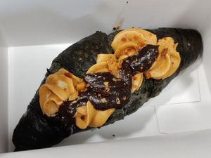 Peanut butter croissant! at La Besnéta in Barcelona