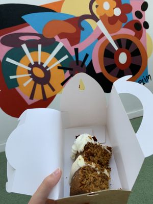 Carrot cake   at La Besnéta in Barcelona