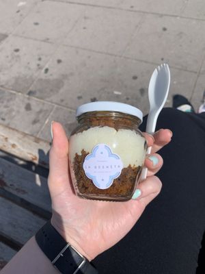 Carrot cake   at La Besnéta in Barcelona