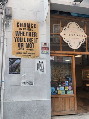 Storefront at La Besnéta in Barcelona