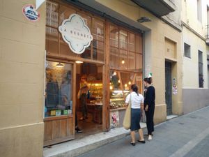 view from the street at La Besnéta in Barcelona