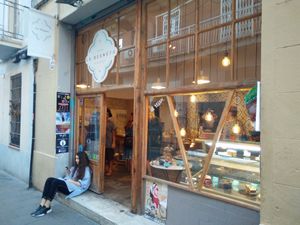 view from the street at La Besnéta in Barcelona