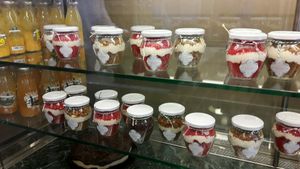 dessert to take away at La Besnéta in Barcelona