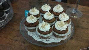 cupcakes carrot cake at La Besnéta in Barcelona
