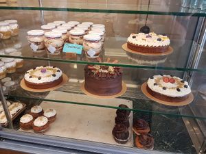pies and cakes at La Besnéta in Barcelona
