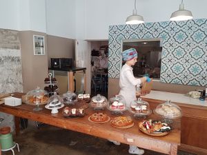counter at La Besnéta in Barcelona