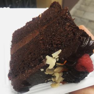 Chocolate cake  at La Besnéta in Barcelona