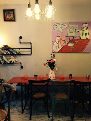 Vegan Hippo cafe at Vegan Hippo in London