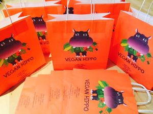 Vegan Hippo bags at Vegan Hippo in London