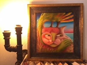 Vegan Hippo paintings at Vegan Hippo in London