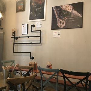 Interior @ Vegan Hippo, London at Vegan Hippo in London