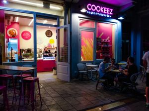 Outside of Cookeez at Cookeez - Allenby in Tel Aviv
