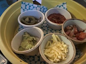   at Las Iguanas in Cardiff