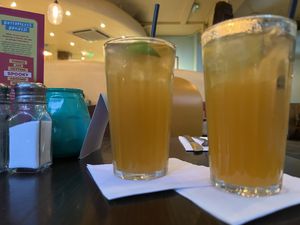   at Las Iguanas in Cardiff