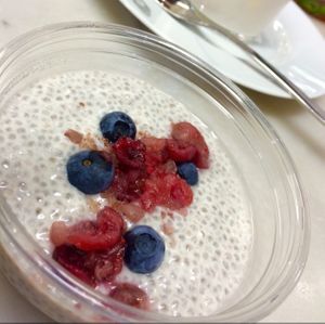 Cafe Pinson - Chia Pudding  at Cafe Pinson - Galeries Lafayette in Paris