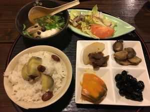 The owner was hospitality and prepared the vegan meal for us. Everything was wonderful. at Sakura Saku in Himeji