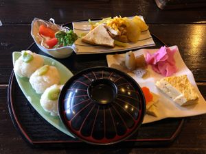Lunch Set at Sakura Saku in Himeji