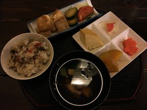 Lunch set at Sakura Saku in Himeji