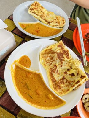 Roti Canai  at Tian Xia vegetarian 天下素食 in Johor Bahru