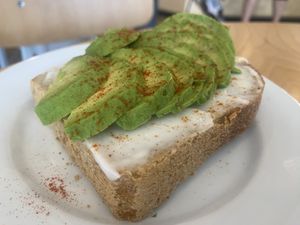 Avocado toast  at Zoot Coffee in Camden