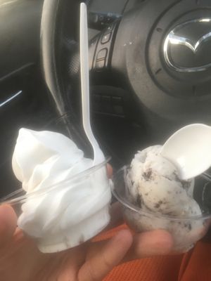 Temptation cookies n cream and soft serve  at Sweet Sensations in Babylon