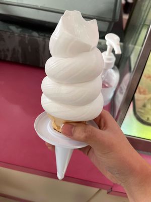 Vanilla soft serve 🍦  at Sweet Sensations in Babylon