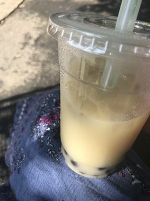 Matte Latte at Dobra Tea in Asheville