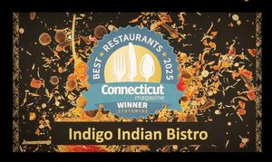 Statewide Winner and County Winner: Best Indian Restaurant at IndiGo Indian Bistro in Manchester