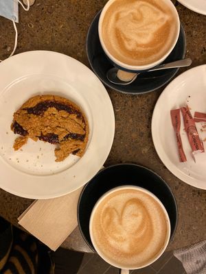 Yummy cookie and coffee  at Passion Reykjavik in Reykjavik