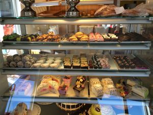 Baked goods (vegan and non-vegan) at Snovit Konditori och Servering in Gothenburg