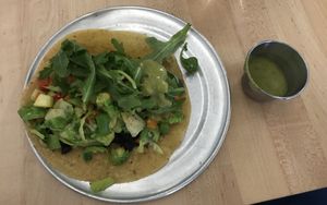 Veggie Taco (vegan) at Boomtown Coffee in Houston