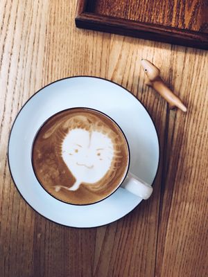 Cutest latte at MuYe - Mottainai in Kaohsiung