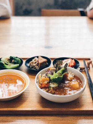 curry set meal at MuYe - Mottainai in Kaohsiung