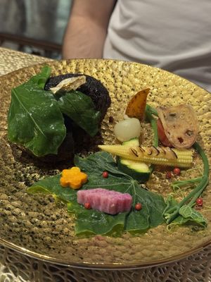 Lions mane chargrilled  at Yu Shan Ge Vegetarian in Kaohsiung