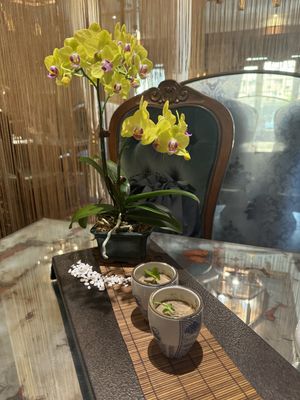 Steamed taro w cabbage and mushrooms  at Yu Shan Ge Vegetarian in Kaohsiung