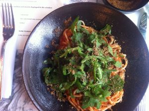 spaghetti at Redemption - Chepstow in West London