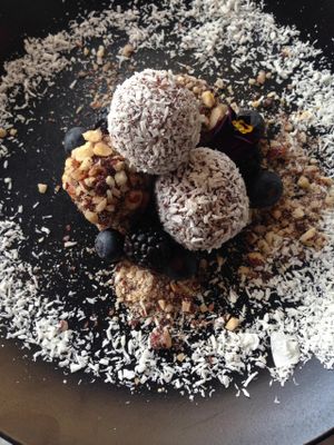 Raw pralines at Redemption - Chepstow in West London