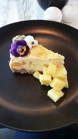 mango cheese cake with passion fruit and pineapple  at Redemption - Chepstow in West London