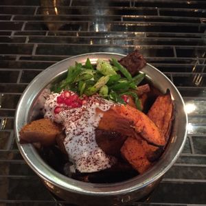 baked sweet potato & sumac at Redemption - Chepstow in West London