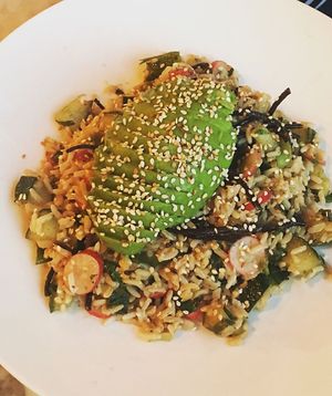 Thai & avocado salad at Redemption - Chepstow in West London